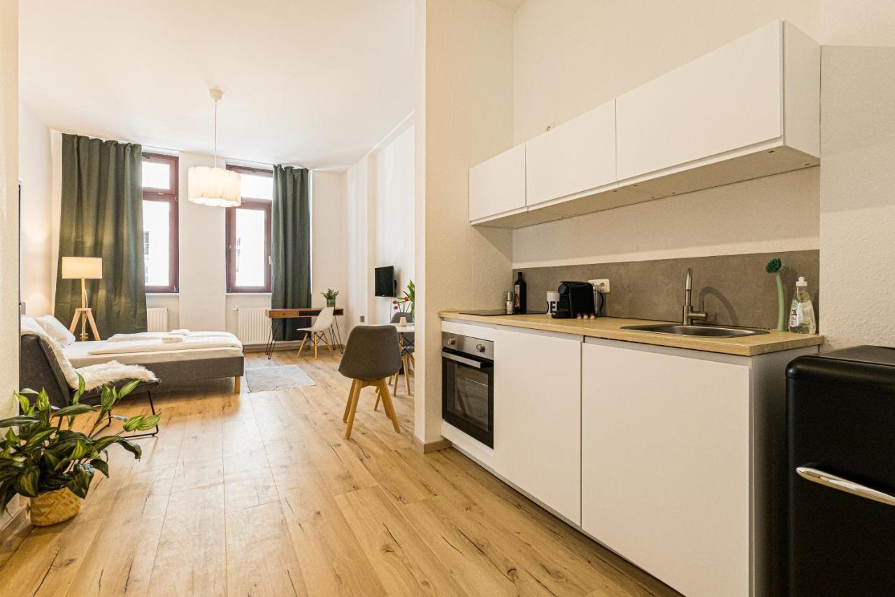 Ruhige Und Stilvolle Wohnung Am Clara-Zetkin-Park Leipzig Exterior foto